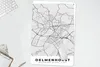 MuchoWow® Mauspad Mousepad Delmenhorst - Karte - Stadtplan Produktbild-Vorschau 5