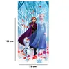 Frozen la Regina dei Ghiacci squadra telo da bagno 75x150 Anteprima dell’immagine prodotto 3