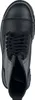 A top-down view of a black leather boot. Produktbild-Vorschau