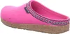A single pink slipper with a patterned trim and a cork sole is shown against a white background. Anteprima dell’immagine prodotto