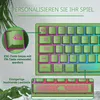 ZIYOU LANG Mini 60% Gaming-Tastatur, Membran Game Keyboard Produktbild-Vorschau 5
