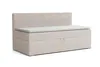BOXBETT MATI 100/200 Ecru mit Bonell-Federkernmatratze H3 Produktbild-Vorschau 1