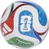 A close-up studio shot of a soccer ball. Produktbild-Vorschau