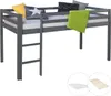 Homestyle4u Kinder Hochbett Lattenrost Matratze Leiter Produktbild-Vorschau 14