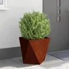 vidaXL květináč Rusty 50 x 50 x 50 cm Ocel odolná proti Náhled obrázku produktu 3