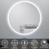 AICA Runder LED Badspiegel 70cm Badezimmerspiegel mit Produktbild-Vorschau 1