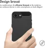 imoshion Cover posteriore spazzolata iPhone 16e - Nero Anteprima dell’immagine prodotto 2