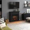 TAGU Larsen Elektrokamin mit PowerFlame Tiefschwarz Produktbild-Vorschau 3