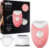 Braun Epilatore Silk Epil 3 3-440 Epilatore Rosa Bianco 20 Anteprima dell’immagine prodotto 1