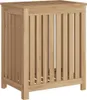 A wooden laundry hamper is shown against a white background. Náhled obrázku produktu