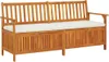 vidaXL Truhenbank mit Kissen 170 cm Massivholz Akazie Produktbild-Vorschau 7