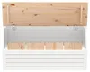 vidaXL Komoda bílá 89x36,5x33 cm Masivní borovicové dřevo Náhled obrázku produktu 7