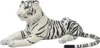 vidaXL Tiger Plüschtier Weiß XXL Produktbild-Vorschau 2