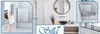SPENCER Duschwand 100x150 Chrom - Sicherheitsglas Produktbild-Vorschau 16
