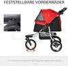 Pawhut PawHut Dog Trolley - Vozík pre psov - červený/čierny Náhľad obrázku produktu 13