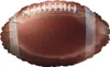 Folienballon American Football Shape braun-weiß 69 x 62 cm Produktbild-Vorschau 2