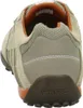 The back view of a beige Geox sneaker. Produktbild-Vorschau