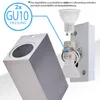 Aussenleuchte Wand 1268B1 Silber up&down 2x GU10 IP54 Produktbild-Vorschau 5