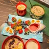 Sushi-Teller, Keramik-Boot-Serviertablett mit Dip-Sauce und Produktbild-Vorschau 6