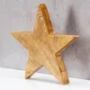 Stern Holzstern Mango 30cm Mangoholz Braun Natur Deko Produktbild-Vorschau 6
