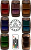 Houten flessenhouder met RGB LED-verlichting, houten vat, Productafbeelding-voorbeeld 7