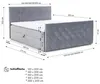 Boxspringbett MONAKO-120x200cm Produktbild-Vorschau 3