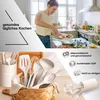 STILVORA Silikon Küchenutensilien mit Utensilienhalter Produktbild-Vorschau 6