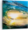 Bild auf Leinwand - Leinwandbild - Ozean Welle Sonne Klima Produktbild-Vorschau 1