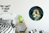 MuchoWow® Rundes Wandbild - Runde Bilder Otter im Wasser Ø Produktbild-Vorschau 3