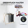 hausleben Wäschekorb aus Bambus – 3-Fach Wäschesammler 40 L Produktbild-Vorschau 2