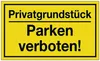 Hinweiszeichen Privatgrundstück/Parken verboten! Produktbild-Vorschau 2