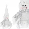 SPRINGOS Schneemann, sitzende Figur, 40 cm, Silberfarbe, Produktbild-Vorschau 8