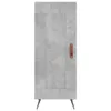 vidaXL Highboard Betongrau 34,5x34x180 cm Holzwerkstoff - Produktbild-Vorschau 9