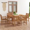The Living Store 7-tlg. Garten-Essgruppe Massivholz Teak Produktbild-Vorschau 1