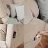 Idohome - Ausklappbarer Sessel mit Fußhocker LILA Produktbild-Vorschau 4