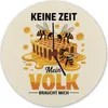 Honigbienen Wanduhr aus MDF für Imker - Keine Zeit Produktbild-Vorschau 1