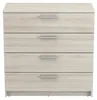 CALICOSY - Commode 4 Tiroirs L79,6 cm,Reproduction Bois Voir les images du produit 1
