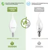 LUMILED 6 Stück LED Kerze Lampe BA35 E14 8W Ersetzt 60 Watt Produktbild-Vorschau 6