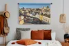 MuchoWow® Wandteppich Wandbehang Der Blick auf Cagliari vom Produktbild-Vorschau 4