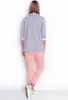 Damen Blazer Kurzjacke Jacke; Grau Meliert S/M Produktbild-Vorschau 3