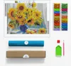 ARTULIO Diamond Painting Set - Gelbe Sonnenblumen im blauen Produktbild-Vorschau 2
