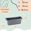Blumenkasten Balkon Balkonkasten mit Halterung Pflanzkasten Produktbild-Vorschau 3