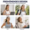 Nackenventilator mit USB-C, freihändiger tragbarer Produktbild-Vorschau 4