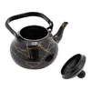 Teekannen 2L Teekessel Tee Kaffeekanne Schwarz Produktbild-Vorschau 5