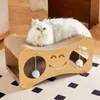 Arbre à chat maison chat lit en carton avec balles 60cm Voir les images du produit 10