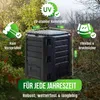 DEUBA® Komposter 800L 135x72x83cm witterungsbeständig Produktbild-Vorschau 4