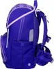 A side view of a purple backpack. Produktbild-Vorschau