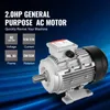 A product image of an AC motor with overlaid text detailing its specifications. Anteprima dell’immagine prodotto
