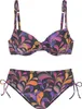 VIVANCE Bügel-Bikini schwarz bedruckt Größe 38 Cup E Produktbild-Vorschau 1