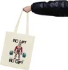 No Lift No Gift Jutebeutel Weihnachten Fitness Gym Produktbild-Vorschau 3